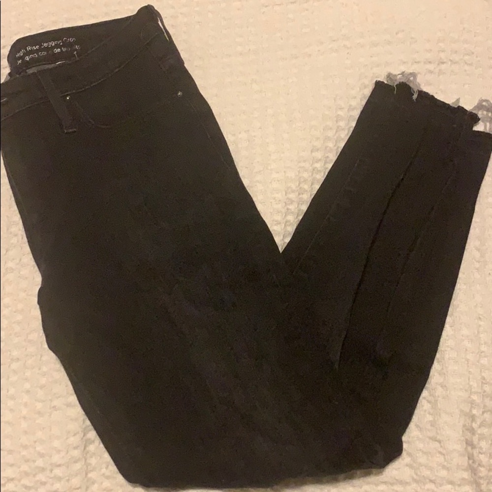 Black jeggings